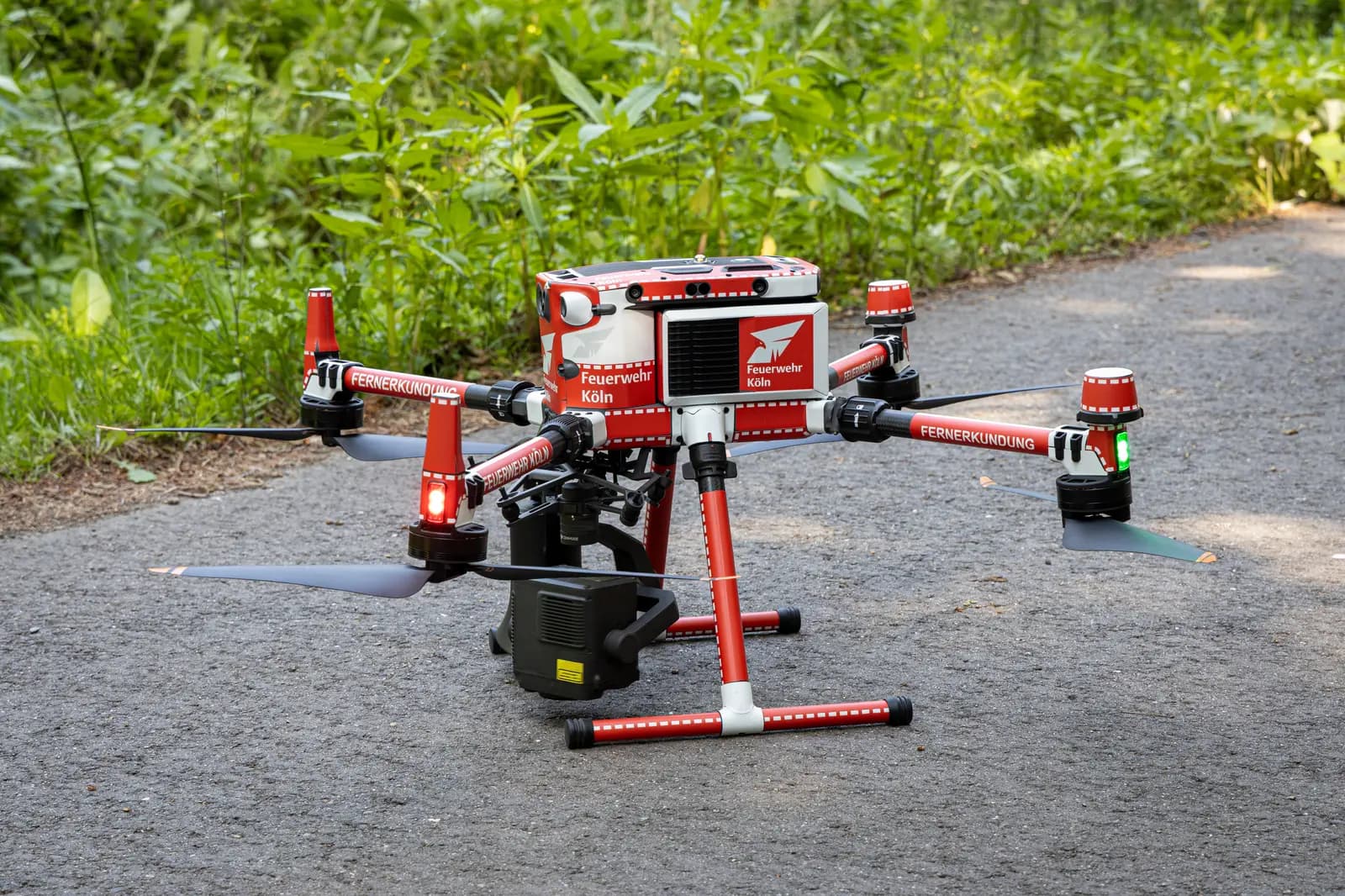 DJI Matrice 350 RTK operated by Cologne fire brigade